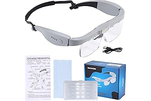 YOCTOSUN Jewelers Jewlers Magnification Glasses With Light for Jewlery Jewlers Jeweler