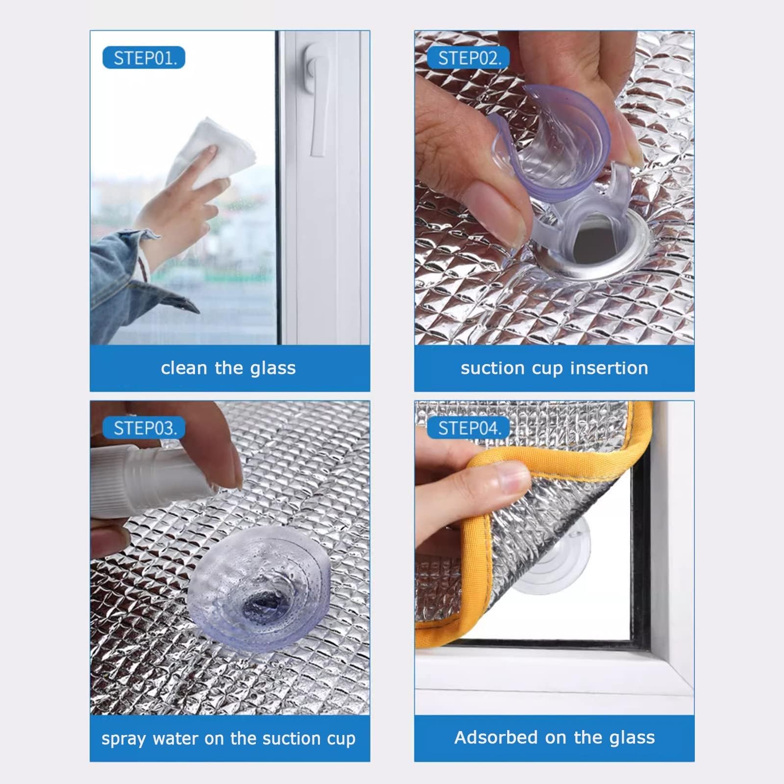 Pellicola Oscurante per Camera da Letto Totale Pellicola per vetri Anti-Look, Pellicola Riflettente per Porte in Vetro, Pellicola di Protezione Solare Anti-UV(110x100cm)