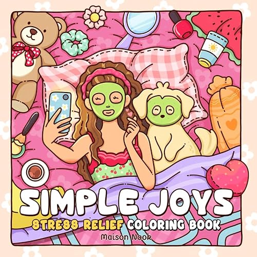 Simple Joys: A Coloring Book for Adults