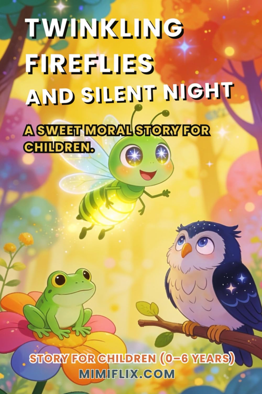 Twinkling fireflies and silent night: A Gentle Moral Story About Calmness, Patience, and the Beauty of Silence
