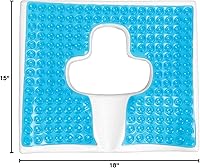 Vista 8 de Cojín antiescaras para úlceras de cama, cojín para silla de ruedas antidecúbito para pacientes ancianos postrados en cama discapacitados