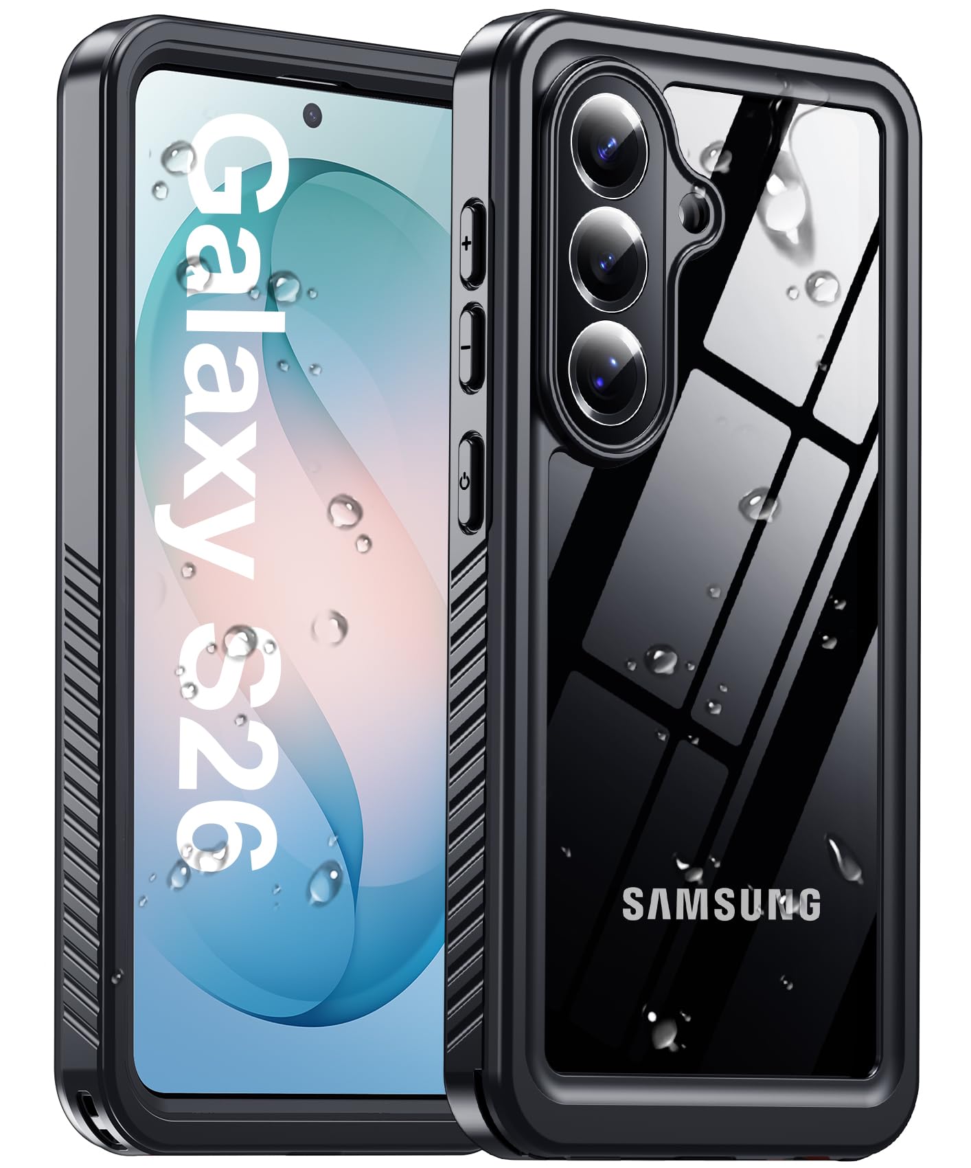 Designed for Samsung Galaxy S26 Case Waterproof, Military Shockproof Full Body Cover with…