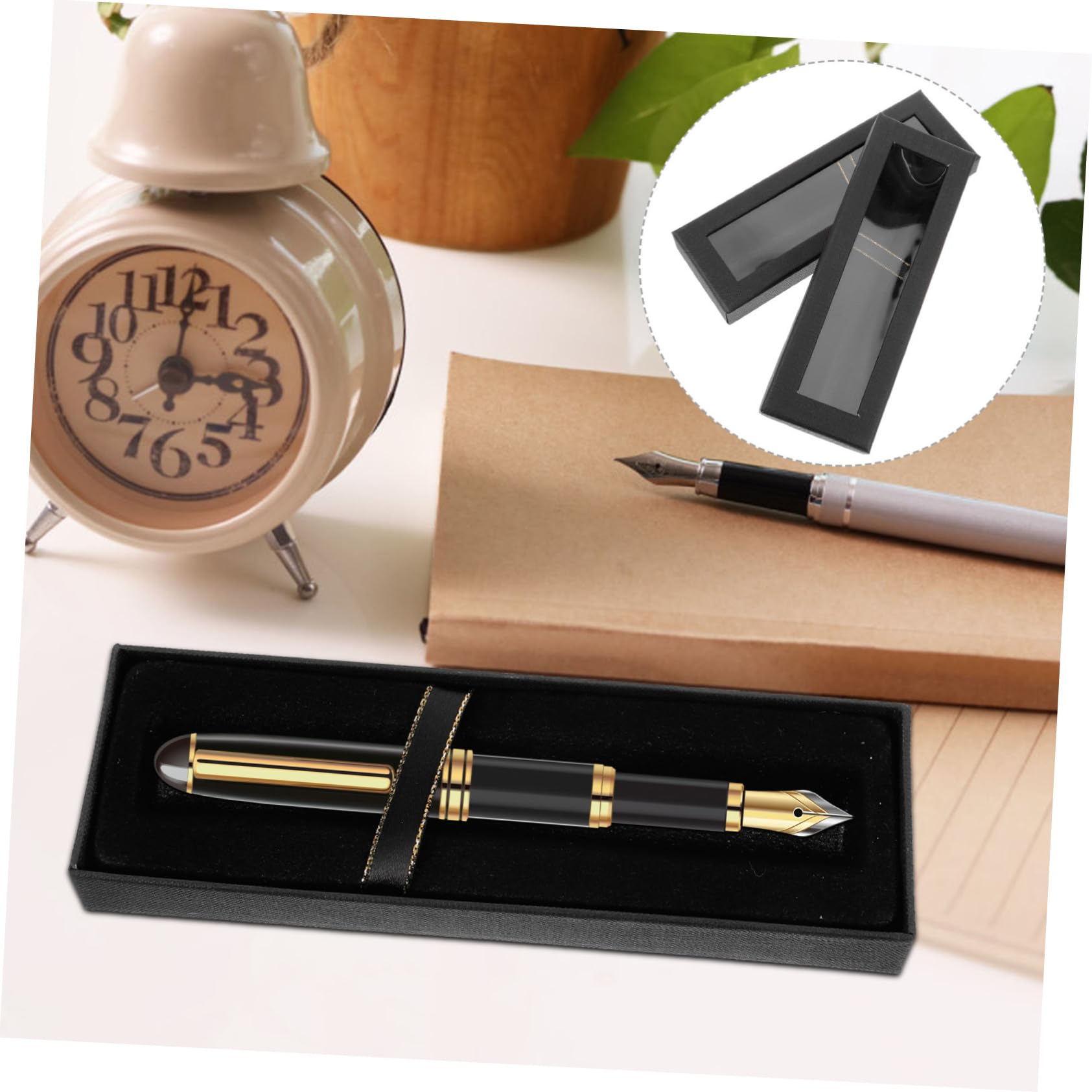 Operitacx 10pezzi Scatola Protettiva Per Penne e Matite Elegante Design Con Finestra Trasparente Resistente All Usura Perfetta Per Ufficio e Scuola Compatte