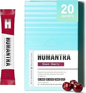 Humantra Electrolytes Powder - Black Cherry Flavor