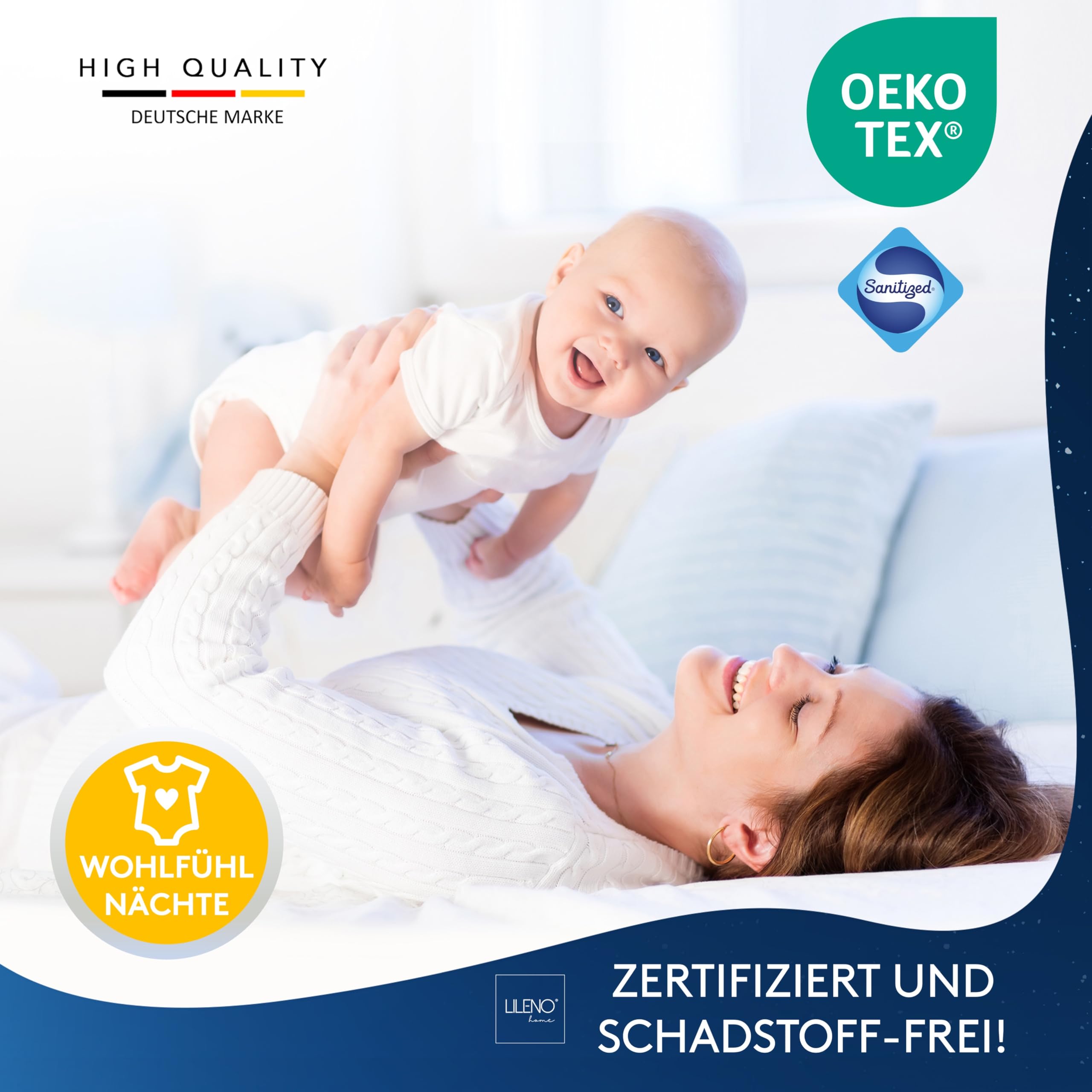 LILENO HOME Coperta estiva per bambini, 100 x 135 cm, set da 1 con rete climatica CoolComfort, extra morbida, per bambini, 100 x 135 cm, perfetta come coperta estiva leggera, lavabile fino a 95 °C