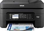 Imprimante tout-en-un sans fil Epson Workforce WF-2960 avec numérisation, copie, fax, chargeur automatique de documents, impression recto verso automatique, écran tactile de 2,4 po, bac à papier de 150 feuilles et Ethernet