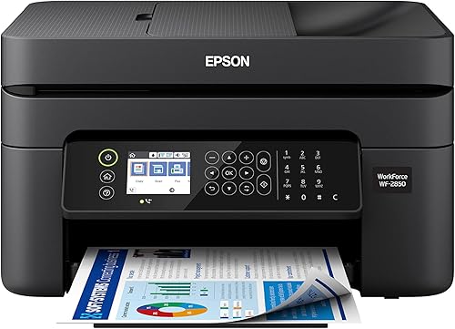 Epson Workforce WF-2850 - Impresora inalámbrica todo-en-uno con escaneo, copia, fax