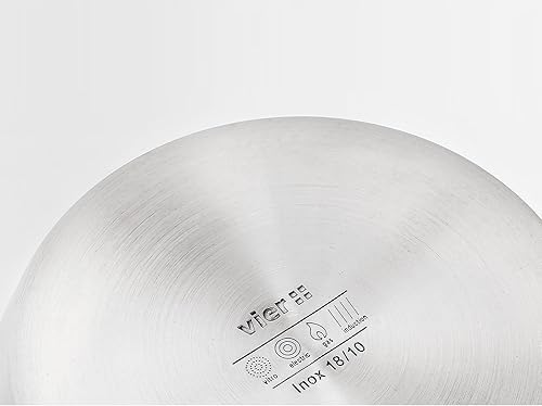 Miniatura 5 de Vier Cazuela CI26, plata, 10.2 in