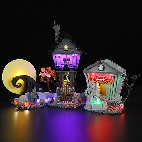 LIGHTAILING Light for Lego-21351 Disney Tim Burton's The Nightmare Before Christmas - Led Lighting Kit Compatible with Lego Building Blocks Model - NOT Included The Model Set - Classic Version