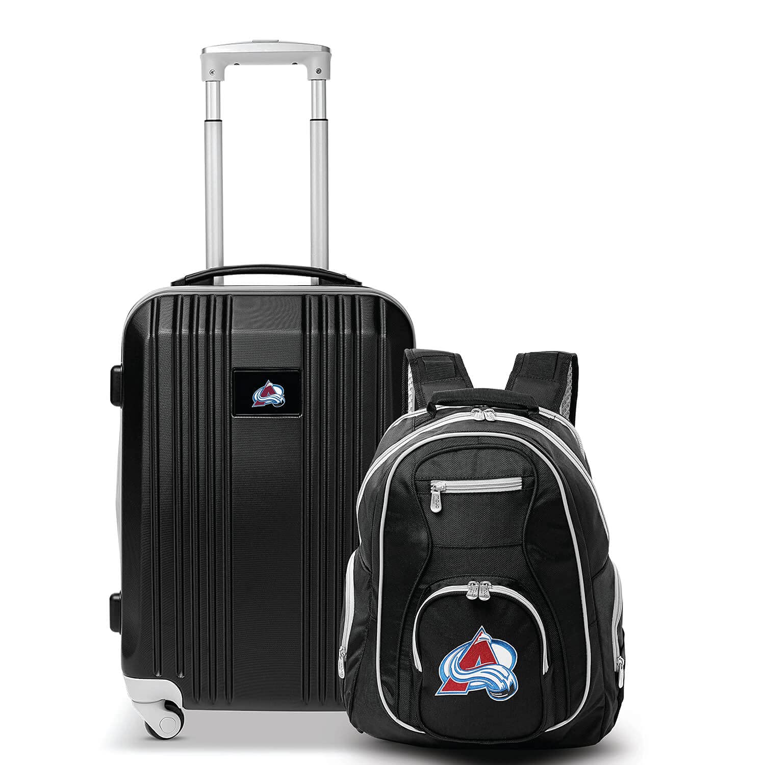 Denco Colorado Avalanche 2-Piece Luggage Set, Includes 21-inch Two-Tone Hardcase Spinner and 19