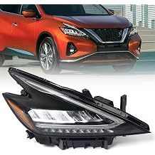 Huray Right LED Headlight Assembly Fit for Nissan Murano 2022 2023 2024 RH