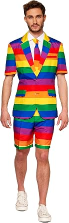 Suitmeister Mens Summer Suit - Outfit Slim Fit