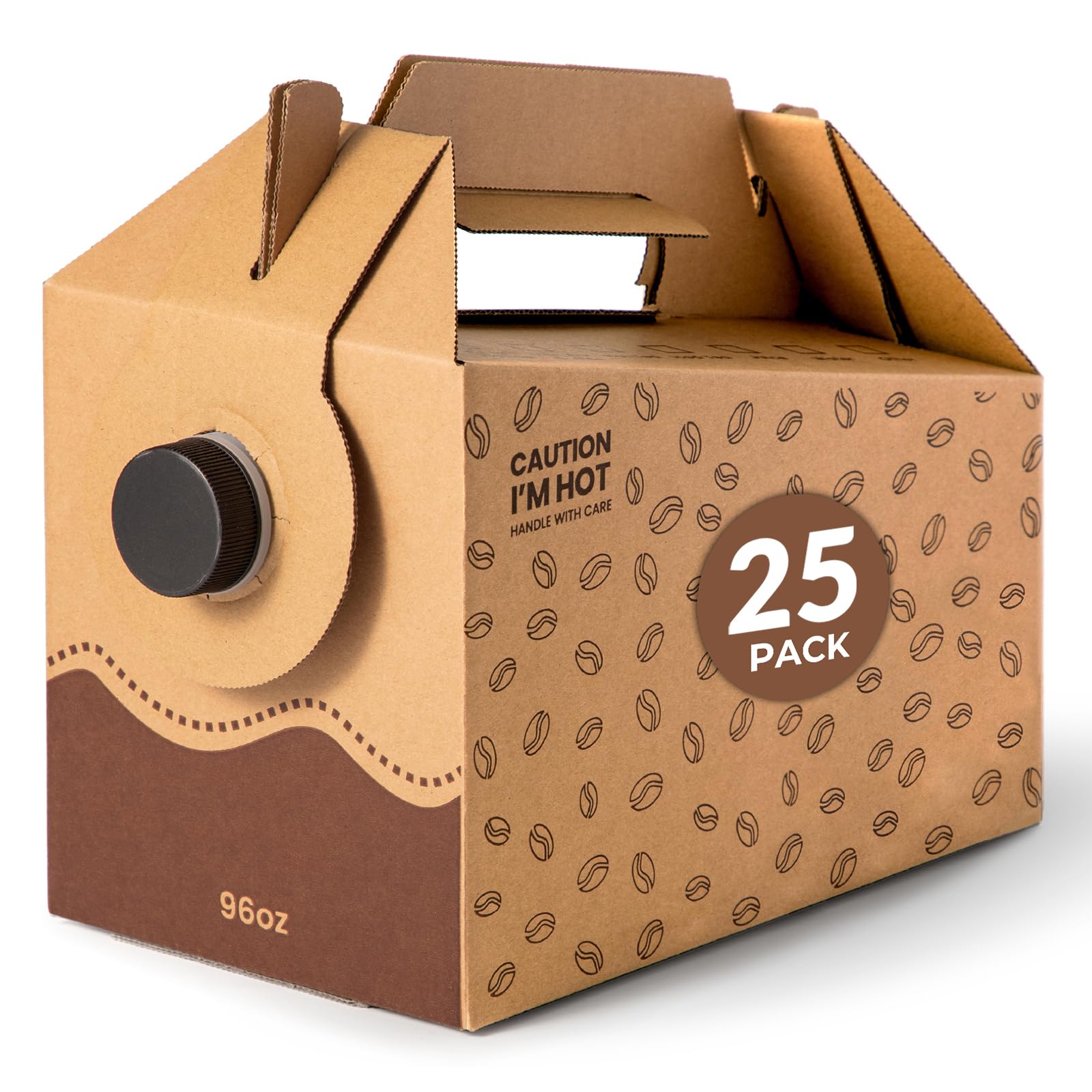 Amazon.com: Fit Meal Prep 25 Pack 96 oz Disposable Coffee