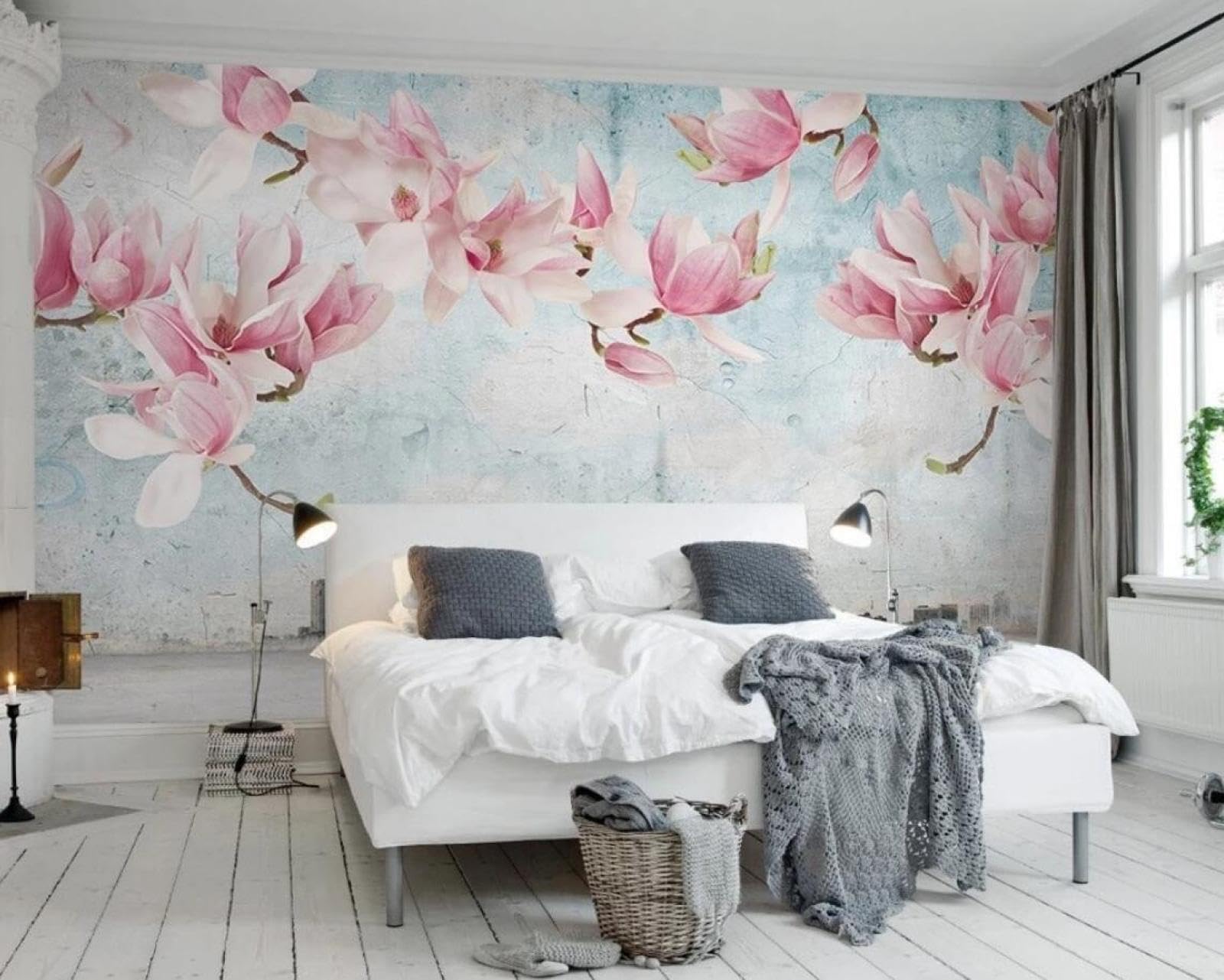 y Wallpaper City Of Flowers Roses Retro 250x175cm Wall Mural