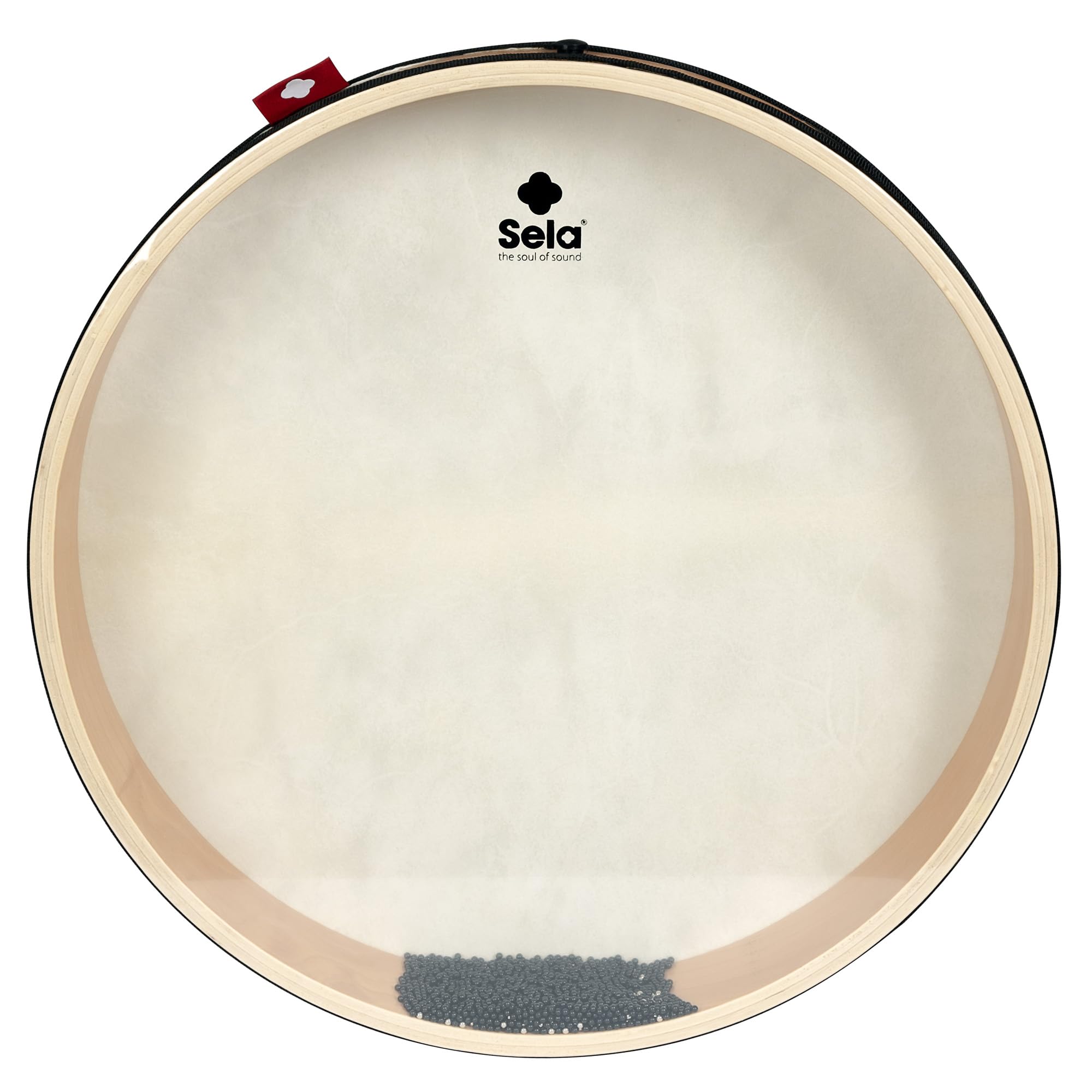 Ocean Drum 50 cm (20"), cornice in legno con pelle naturale