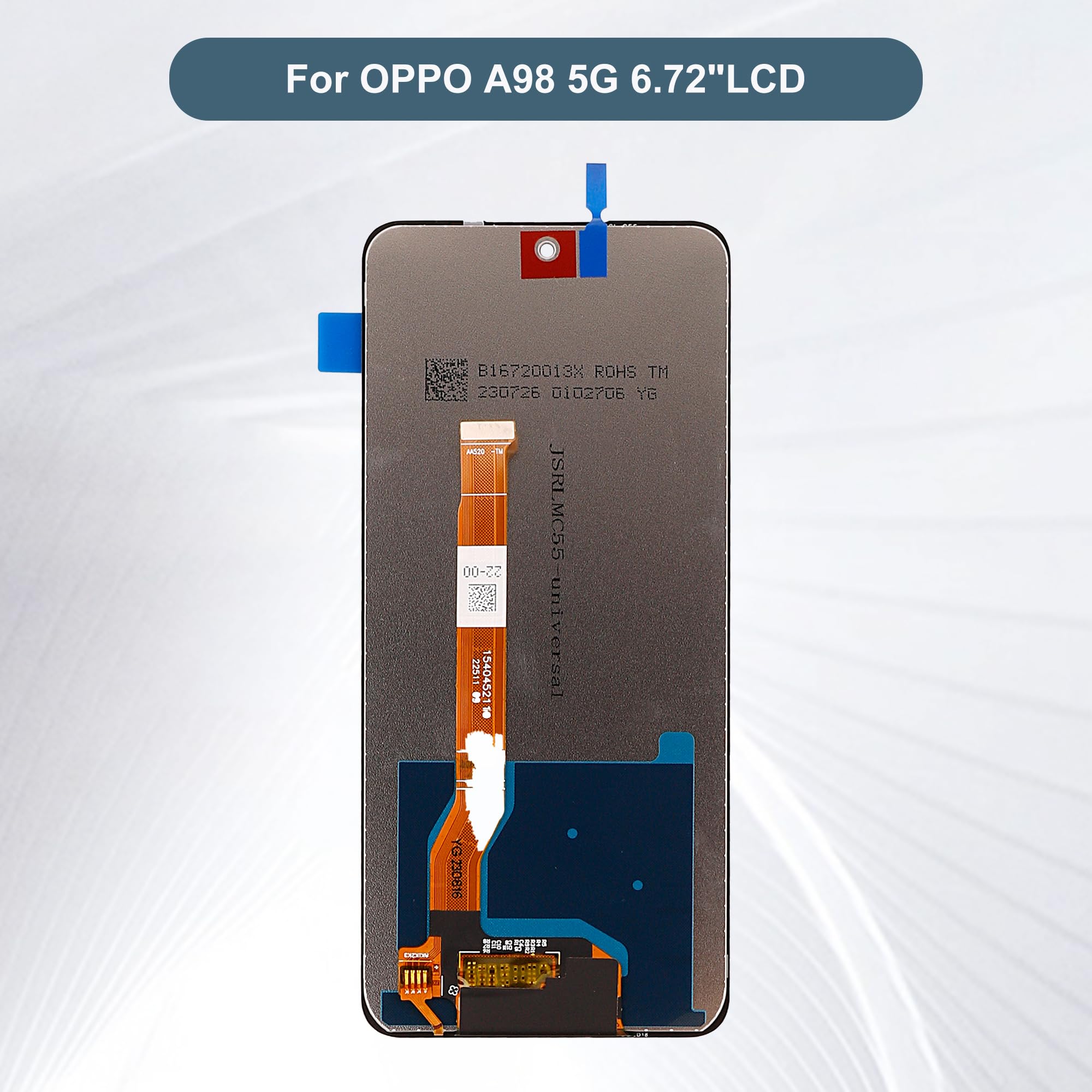 Display LCD Per Oppo A98 5G - Schermo Sostitutivo Originale Con Kit Di Montaggio E Pellicola Temperata - Foto 5