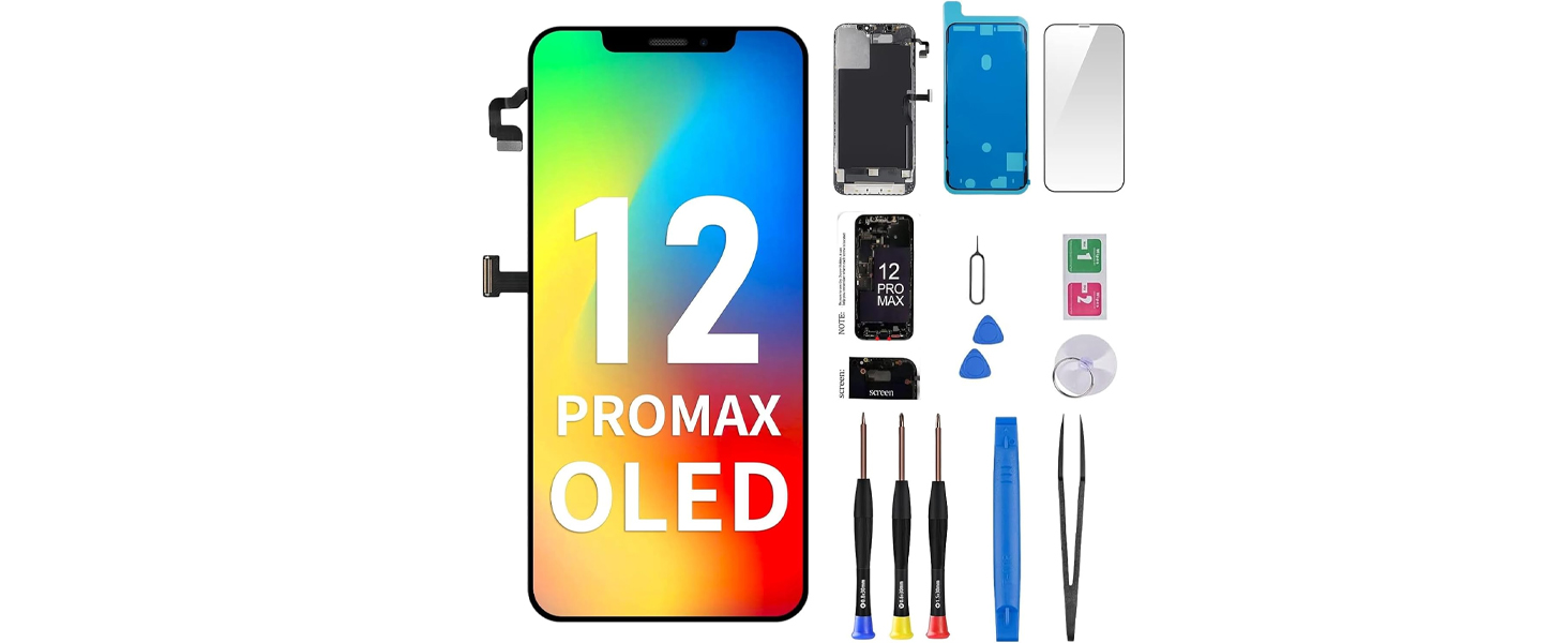 【新品】　iPhone12 pro max の OLED画面　デジタイザー Amazon.com: for iPhone 12 PRO MAX LCD Screen Replacement,for