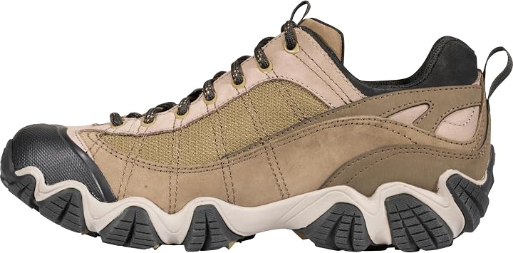Oboz Mens Firebrand II Low B-DRY Hiking Shoe, Pine, 9.5