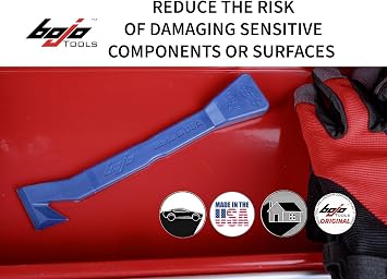 Bojo Tools - 1-3/16 Wide Push/Pull Plastic Scraper Tool - Heavy Duty