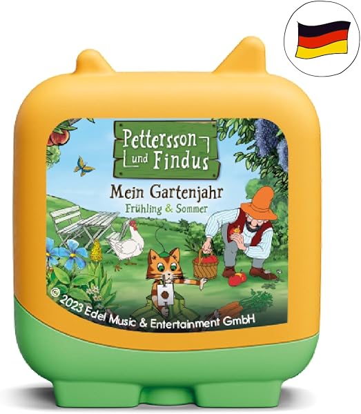 Tonies Clever Toniebox, Pettersson & Findus – Findus dichiara Il Mondo – Il Mio Anno da Giardino – Primavera & Estate – Gioco Acustico di Conoscenza per Bambini dai 5 Anni in su, Tempo di Gioco Circa
