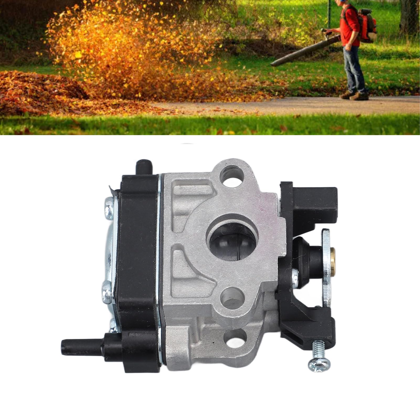 TOPINCN Set di Carburatori per Soffiatori per Foglie, Set di Gruppi di Lampadine per Primer in Spugna con Filtro dell'Aria in Alluminio per Hitachi RB24EA RB24EA(S) RB24EAP 23.9cc