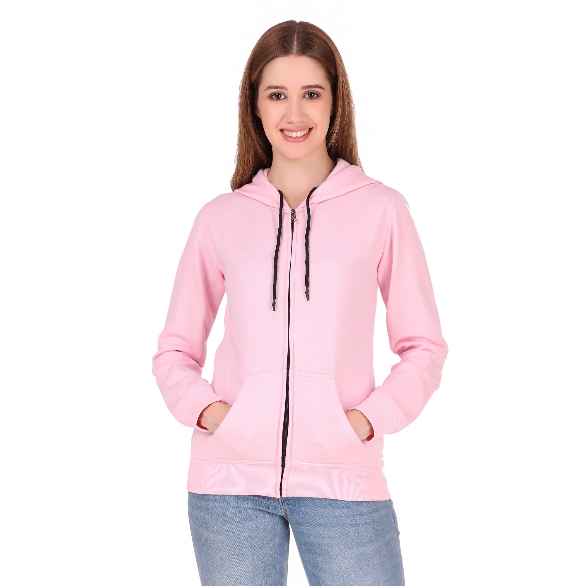 Women's Fleece Hooded Neck Sweatshirt-image-19