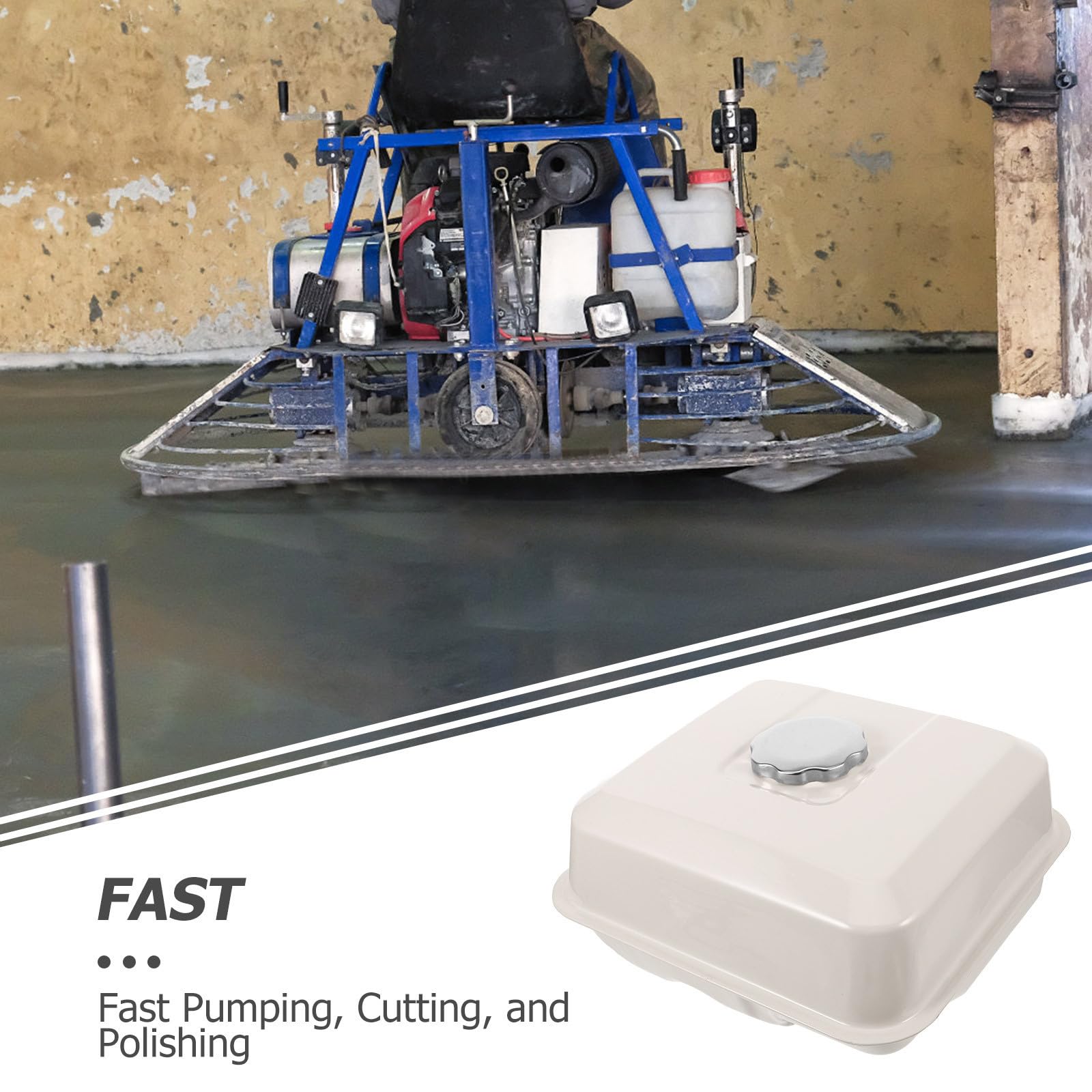 INOOMP Serbatoio Carburante in Ferro per Rasaerba Grande capacità, Facile da Installare e Riutilizzabile, per Giardinaggio e Manutenzione