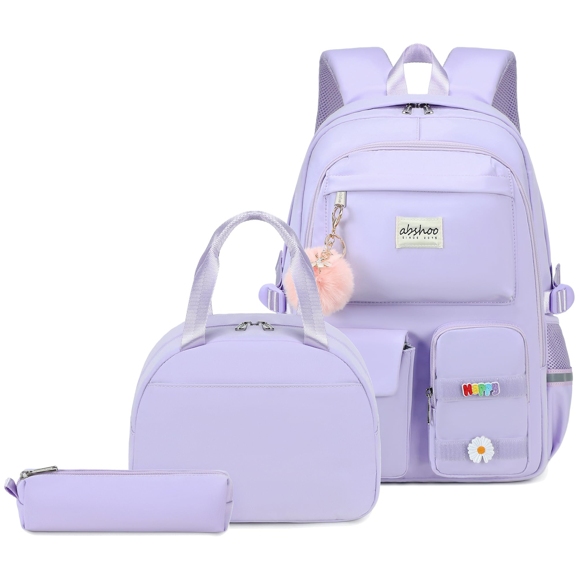 abshoo School Backpack for Girls Teen Elementary Middle High School Bookbag