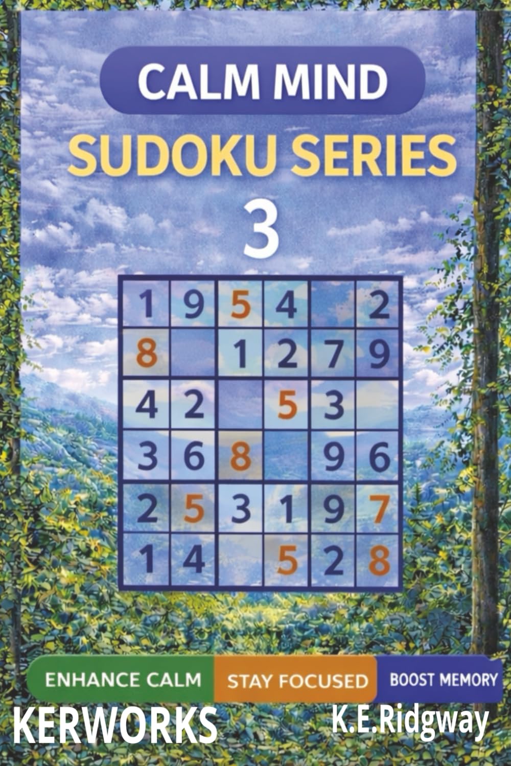 CALM MIND: sudoku book for focus and concentration