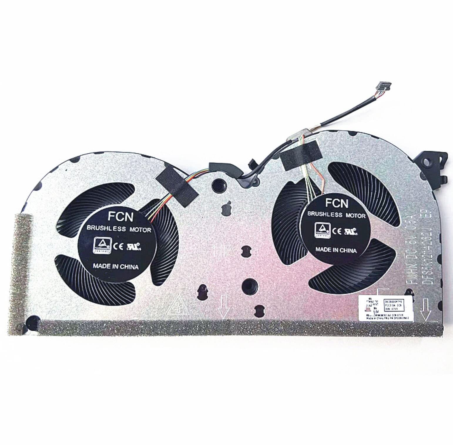 Fleshy Leaf Ventilateur de refroidissement pour processeur Lenovo IdeaPad Gaming 3i 15IMH05 3-15IMH05 3-15ARH05 Creator 5-15IMH05 Series DFS5K12114262J FMHN