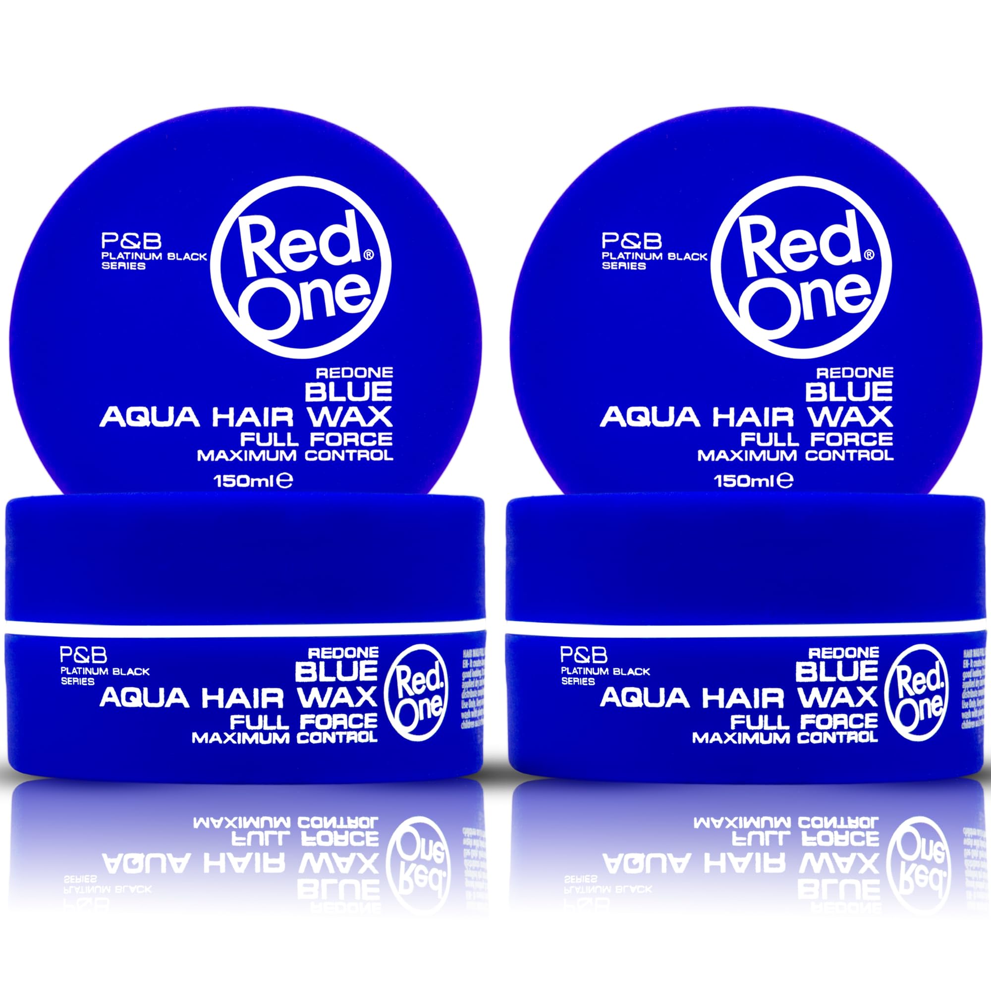 RedOne Aquatic Hair Wax Blue 150 ml, 75 g (Pack of 2)