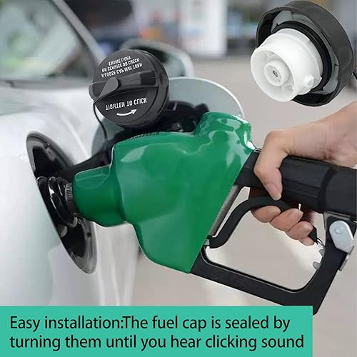 Miniatura 3 de Tapa de gasolina, 52030377AB, 5278632AG, 52030377AA, cubierta de tapa de tanque de combustible compatible con Dodge Ram 1500 2500 3500 Charger