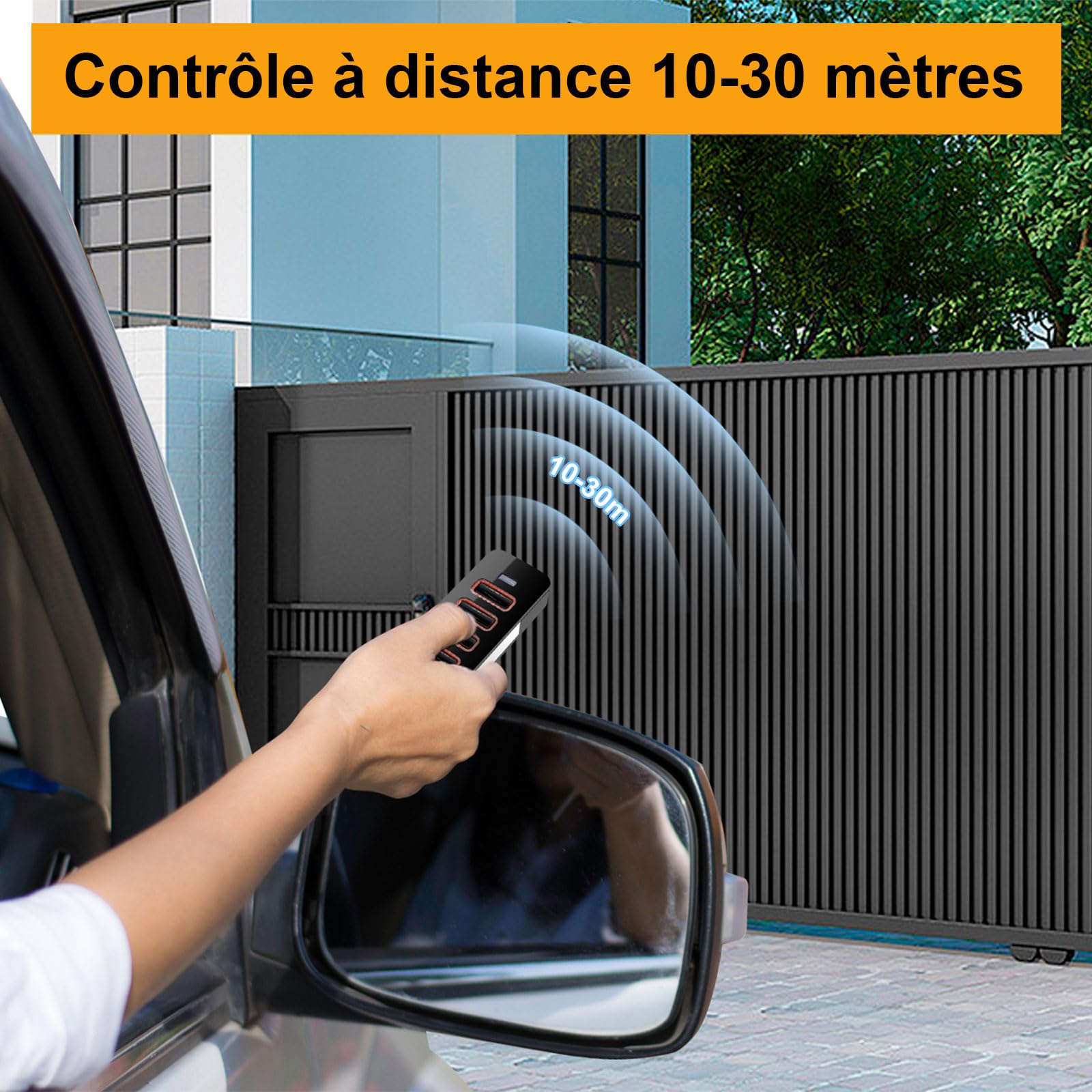 3 puertas de control remoto para Sommer Pearl 4018V000, 868 MHz, 4 canales, mando a distancia con Sommer 4018V000, 4015862001900, S10019-00001