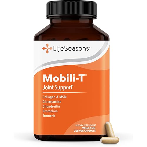 LifeSeasons Mobili-T Joint Support Supplement for Men & Women, 208 Capsules