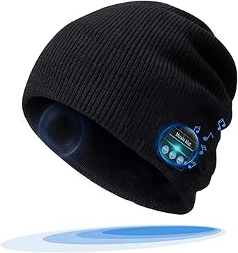 Beanie MUSICBEE Bluetooth V5.2 Wireless Knit Winter Cap, 24 - View #2