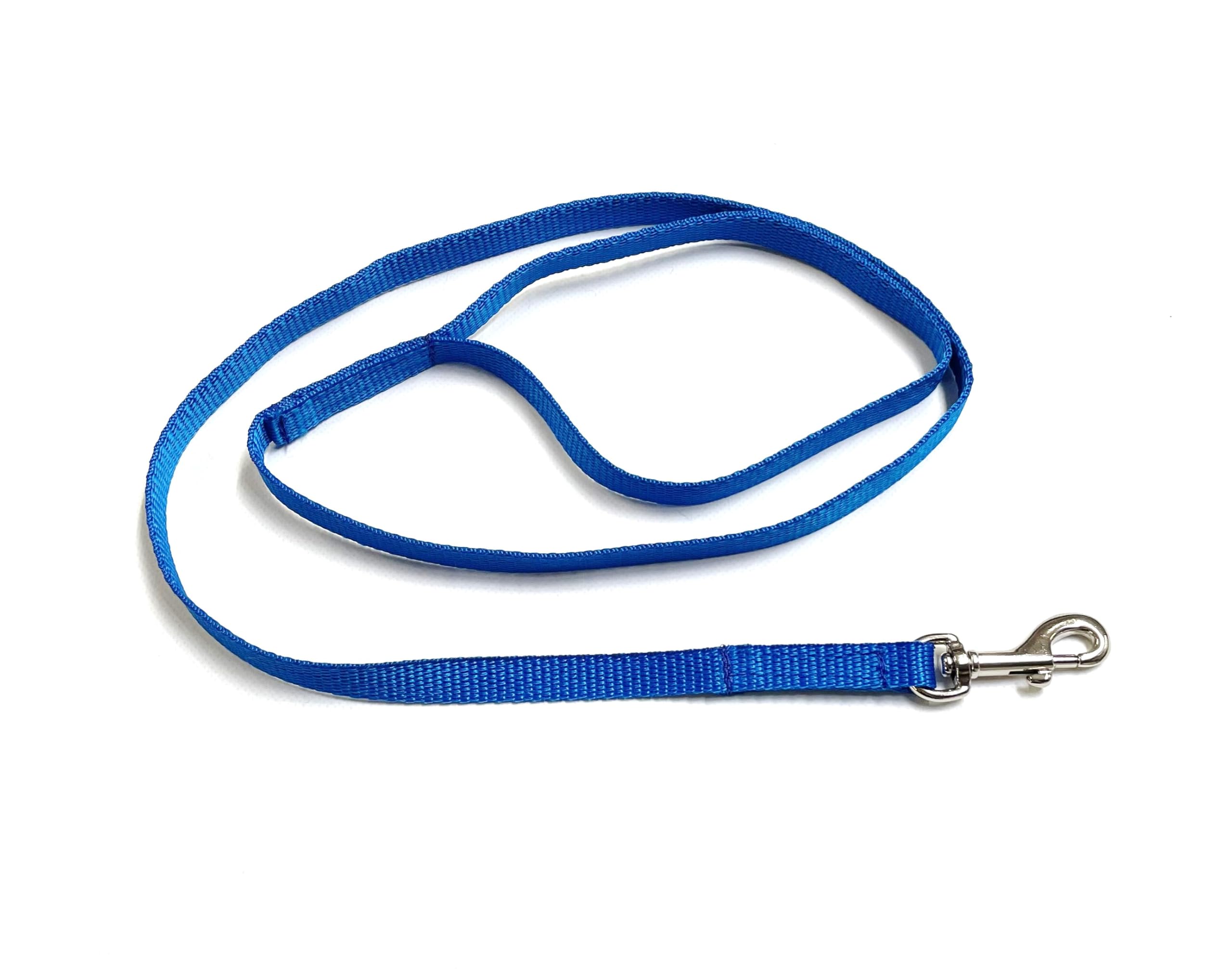 Dog Training Lead Small Dog Puppy Leash Tracking Recall Obedience Strong 13mm Webbing (Electric Blue, 45 Inches) — image 1