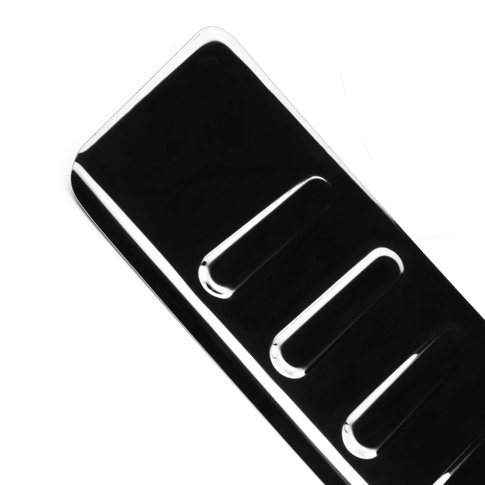 Aroba AR323-BL Roestvrij staal Zwart Zwart Chrome Boot dorpel Protector