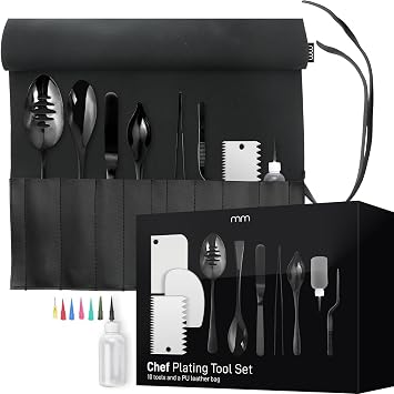 mikamax - mm - Chef's Plating Tool Set - Kitchen Chef Cooking Utensils - Culinary Coating Set - Plating Kit