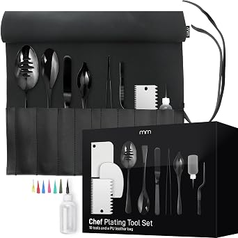 mikamax - mm - Chefs Plating Tool Set - Kitchen Chef Cooking Utensils - Culinary Coating Set - Plating Kit
