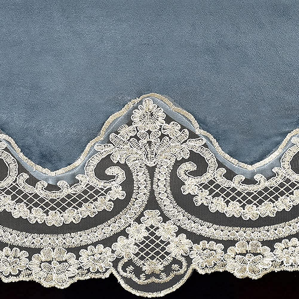 Copertina per pianoforte verticale, Copertura for pianoforte elettronico, spessa, alla moda, con ricamo in pizzo di lusso