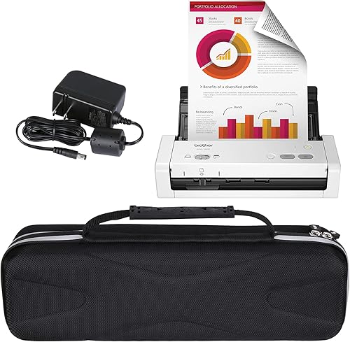 Miniatura 6 de Mchoi Funda de transporte a prueba de golpes compatible con Brother ADS-1700W  ADS-1250W  ADS-1200  RADS1200  escáner de escritorio compacto