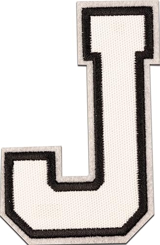 Miniatura 606 de Parches de letras termo-adhesivas de alta calidad – Lindas letras para ropa – Parche universitario para ropa – Letras bordadas de 4 1/2 parches