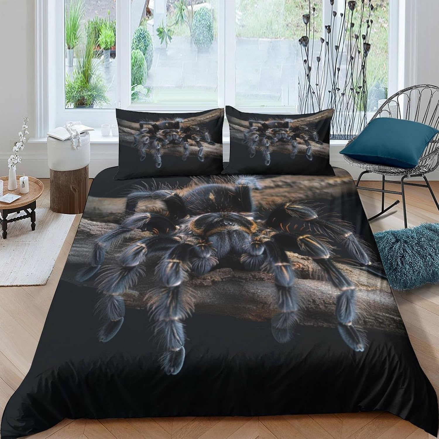Parure de lit araignée 3D en microfibre pour transformer la chambre ado
