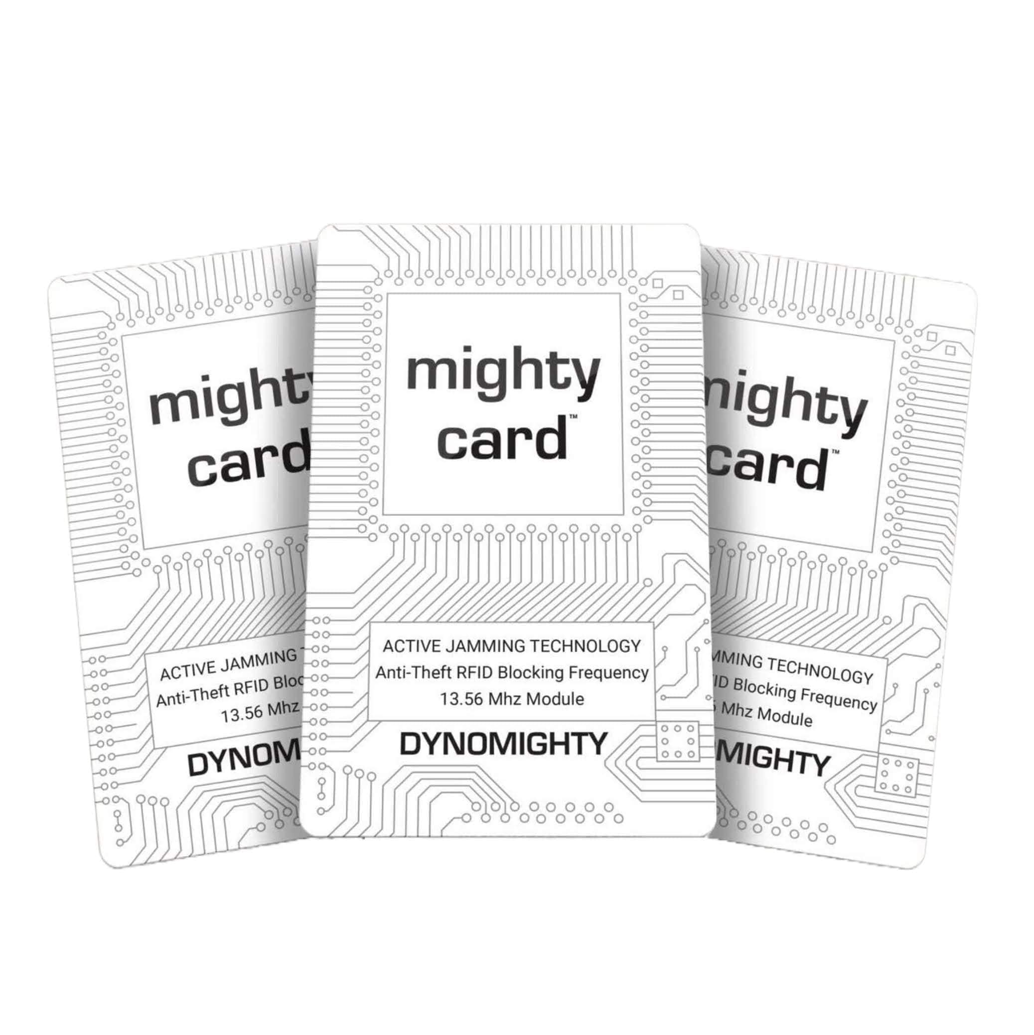 Mighty Card RFID Blocker with Red Light Alert - Smart Visual Detection | Credit Card & NFC Protector | Anti-Theft Wallet Protection for Men & Women |