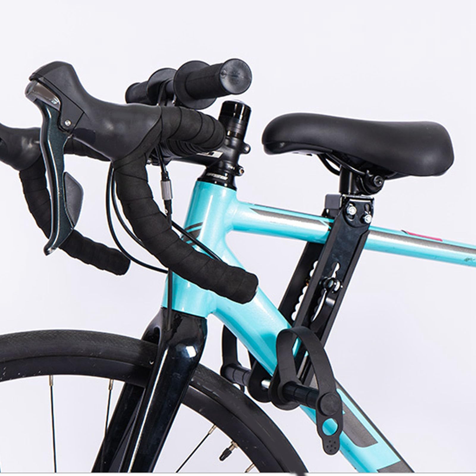 Garosa Bike Child Handlebar Extender Mountain Bike Front Mount Iron Bike Bracket Accessories (Kid Handlebar Attachment)