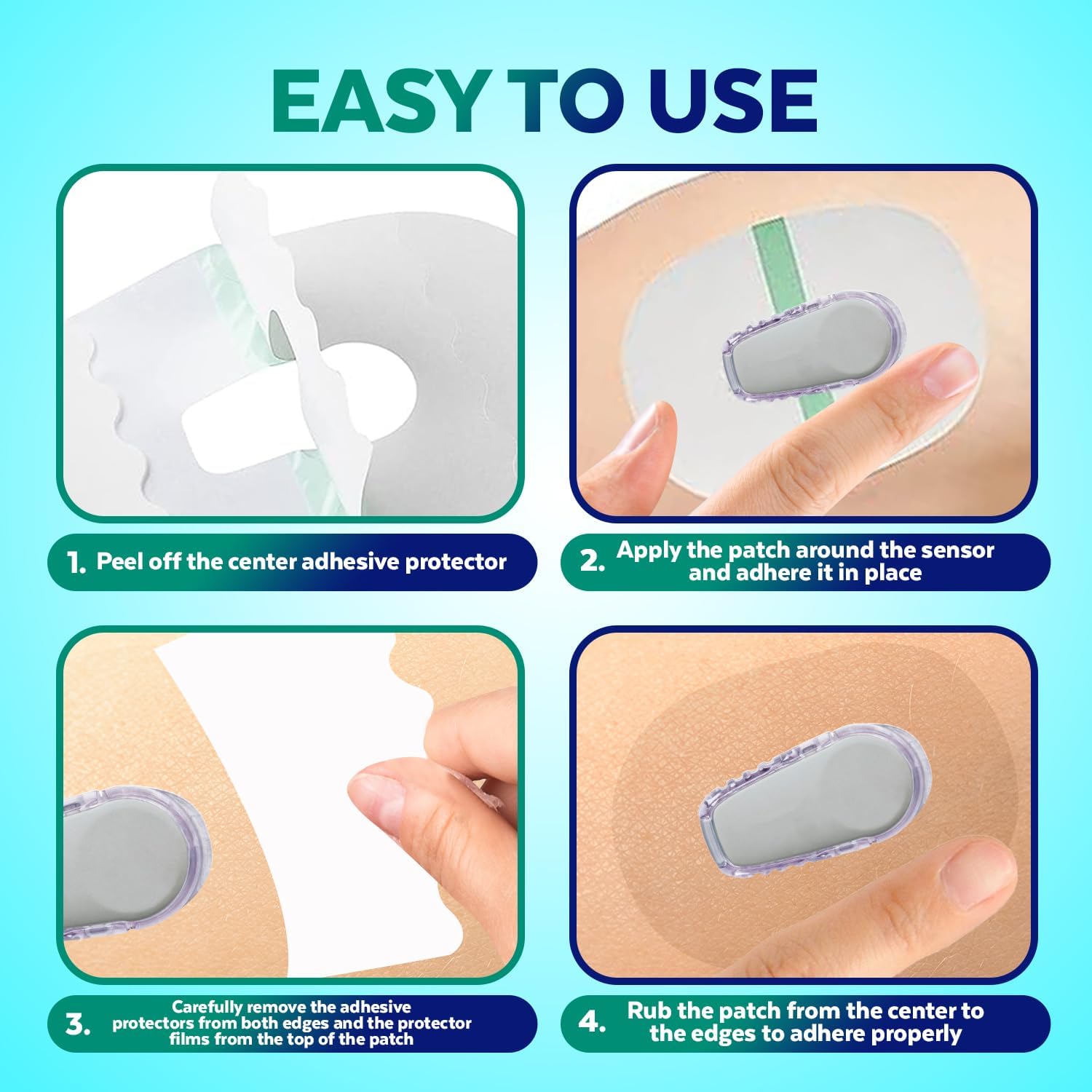 G6 Adhesive Patches FSA & HSA Eligible 25 Count Clear