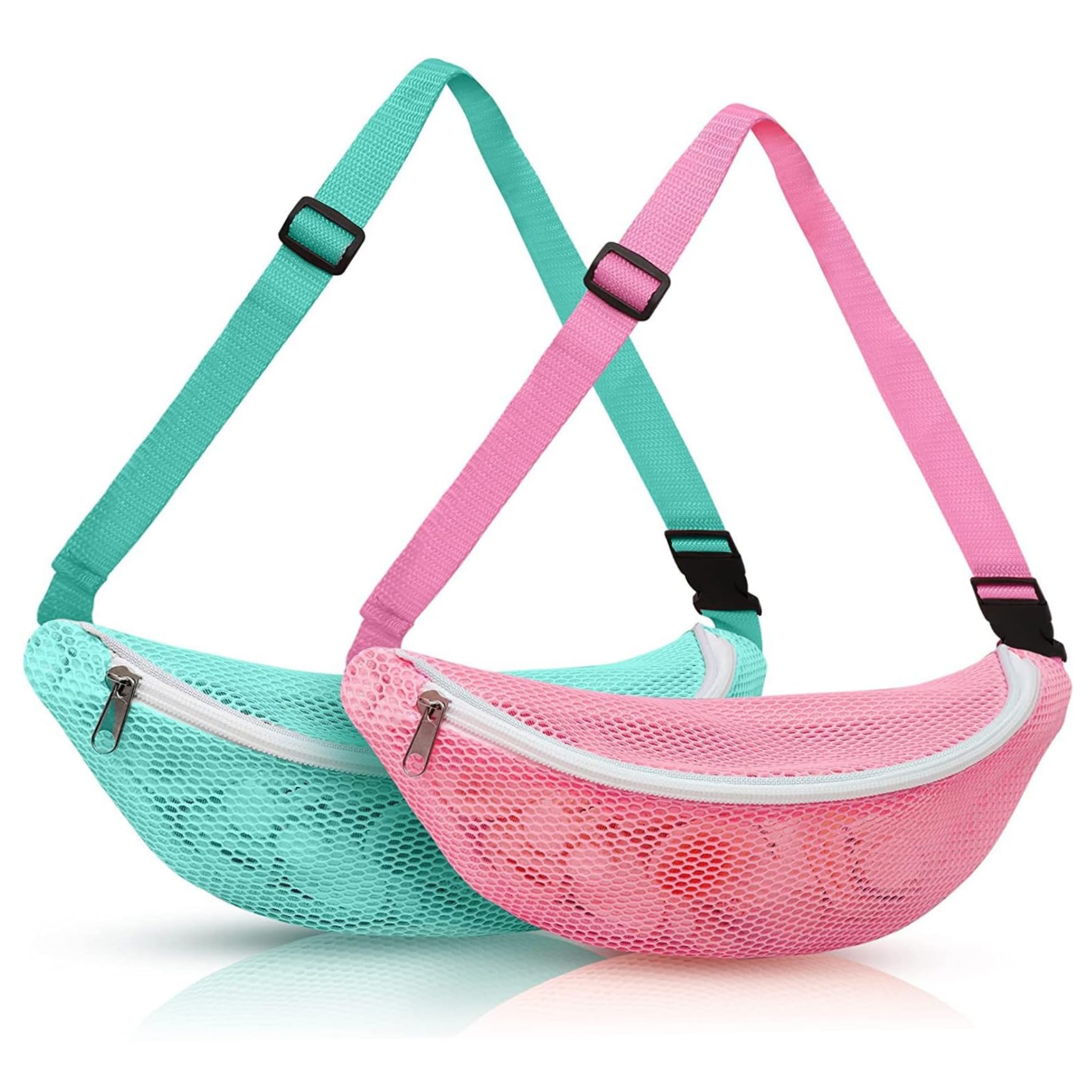 Sac en maille pour jouets de plage enfants avec sangle réglable