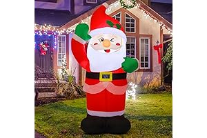 4.2 FT Vintage Blow Up Santa