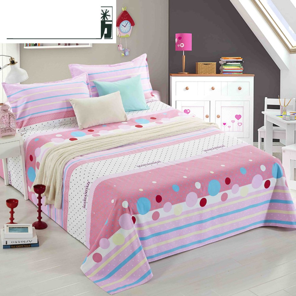 Drap en coton unique et épaissi taille M 230x230cm pour lit deux places