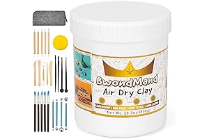 White Modeling Clay: Express Intricate Designs with 24 Precise Tools